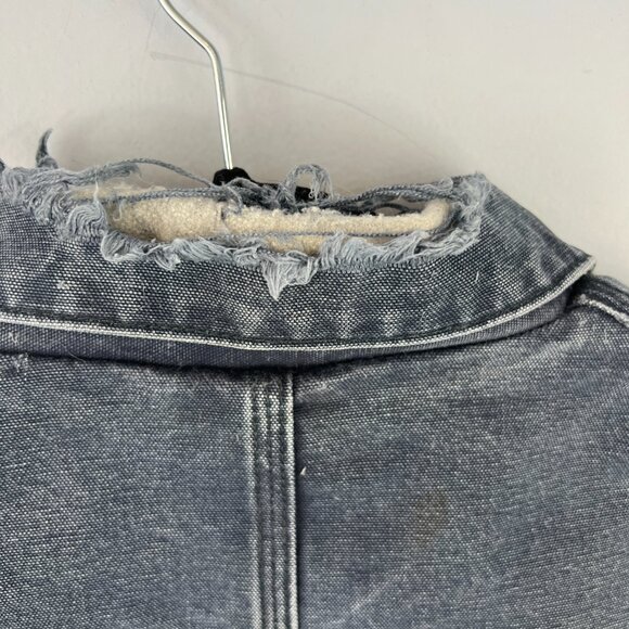 Carhartt Mens FR Traditional Jacket Size M Distressed Thrashed Wrecked Faded - Picture 12 of 16